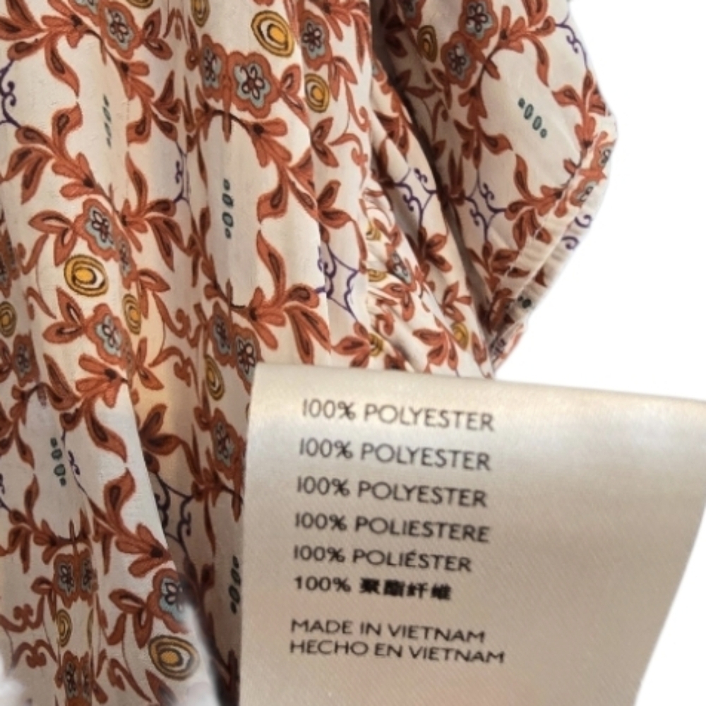 Anthropologie Grace Ruffled T Shirt Size Large in EUC - Picture 8 of 9